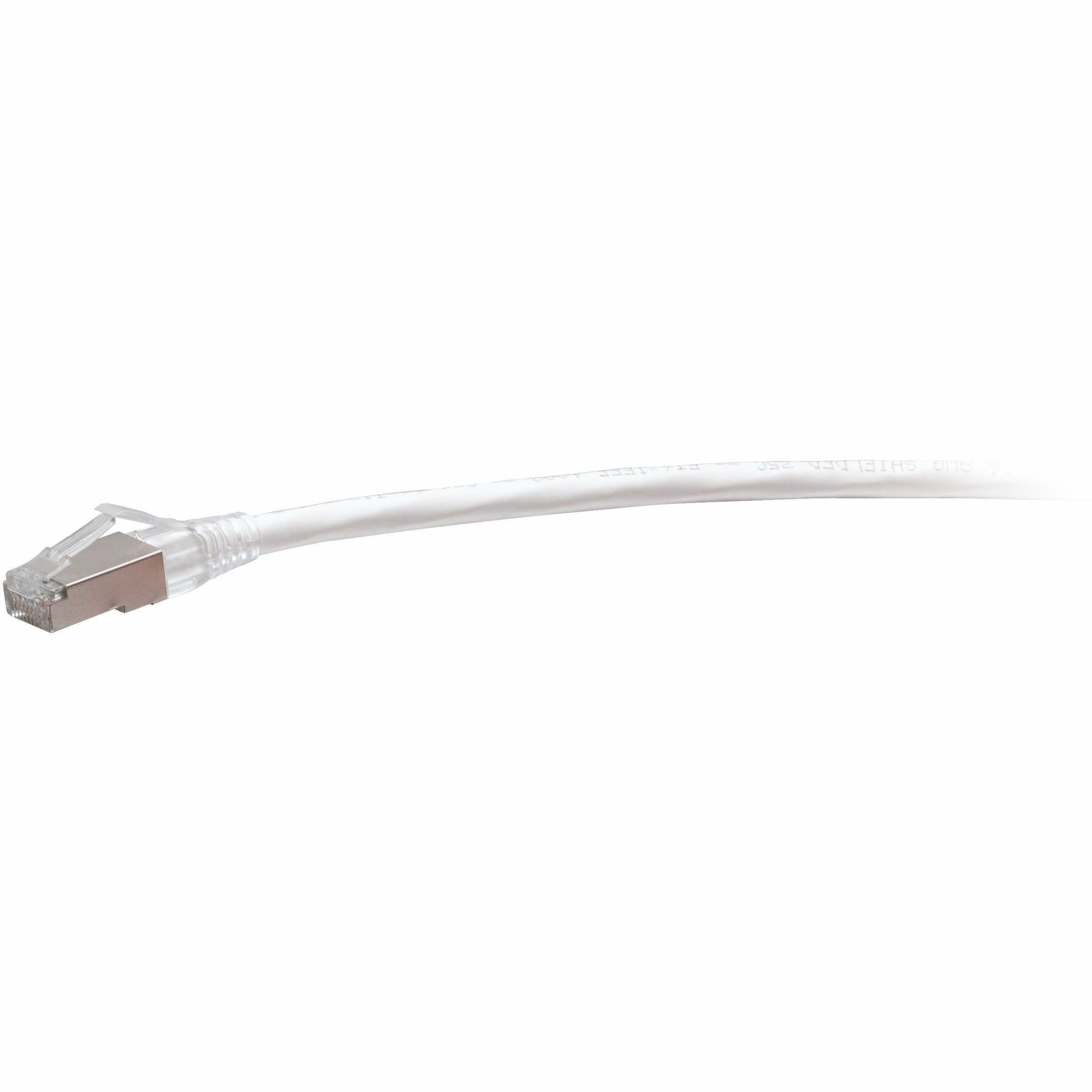 Legrand C2G F-Series Cat.6a Patch Network Cable - 100ft - copper, Male, 10 ft, gold, C2G43969, rf, RJ45