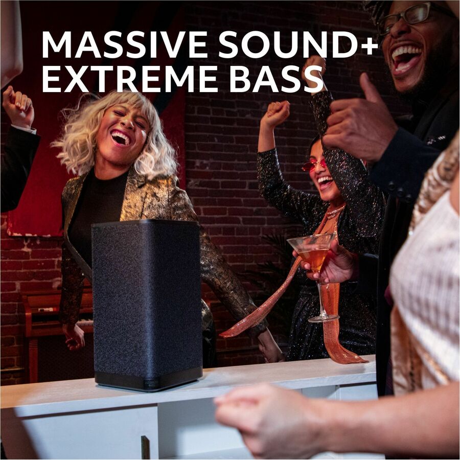 Logitech ULTIMATE EARS HYPERBOOM , Portable Wireless Bluetooth Speaker, Loud Speaker, Big Bass, Water resistant IPX4, 150 ft range-Black