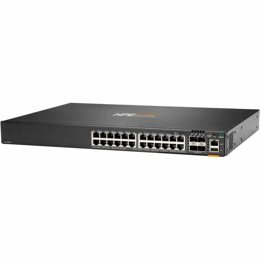 Aruba CX 6300 Ethernet Switch, 13.27 lb, 25GBase-X, 4 x Gigabit Ethernet SFP56 Expansion Slot, S0G98A#ABA
