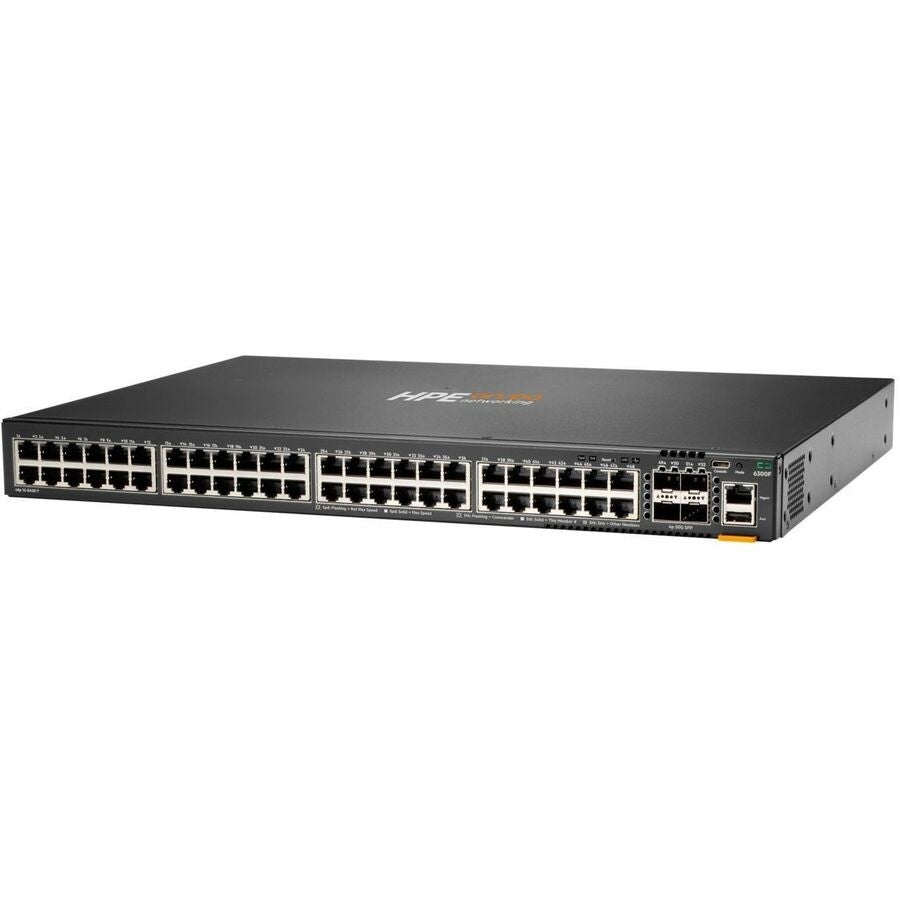 Aruba CX 6300 Ethernet Switch, 13.27 lb, 25 Gigabit Ethernet, 50GBase-X