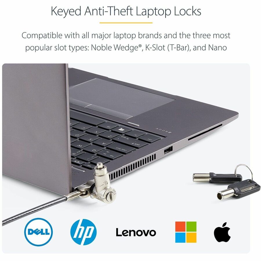 startech-com-25-pack-universal-laptop-lock-6-6ft-master-keyed-locking-cable-security-cable-compatible-w-noble-wedge-reg-nano-k-slot
