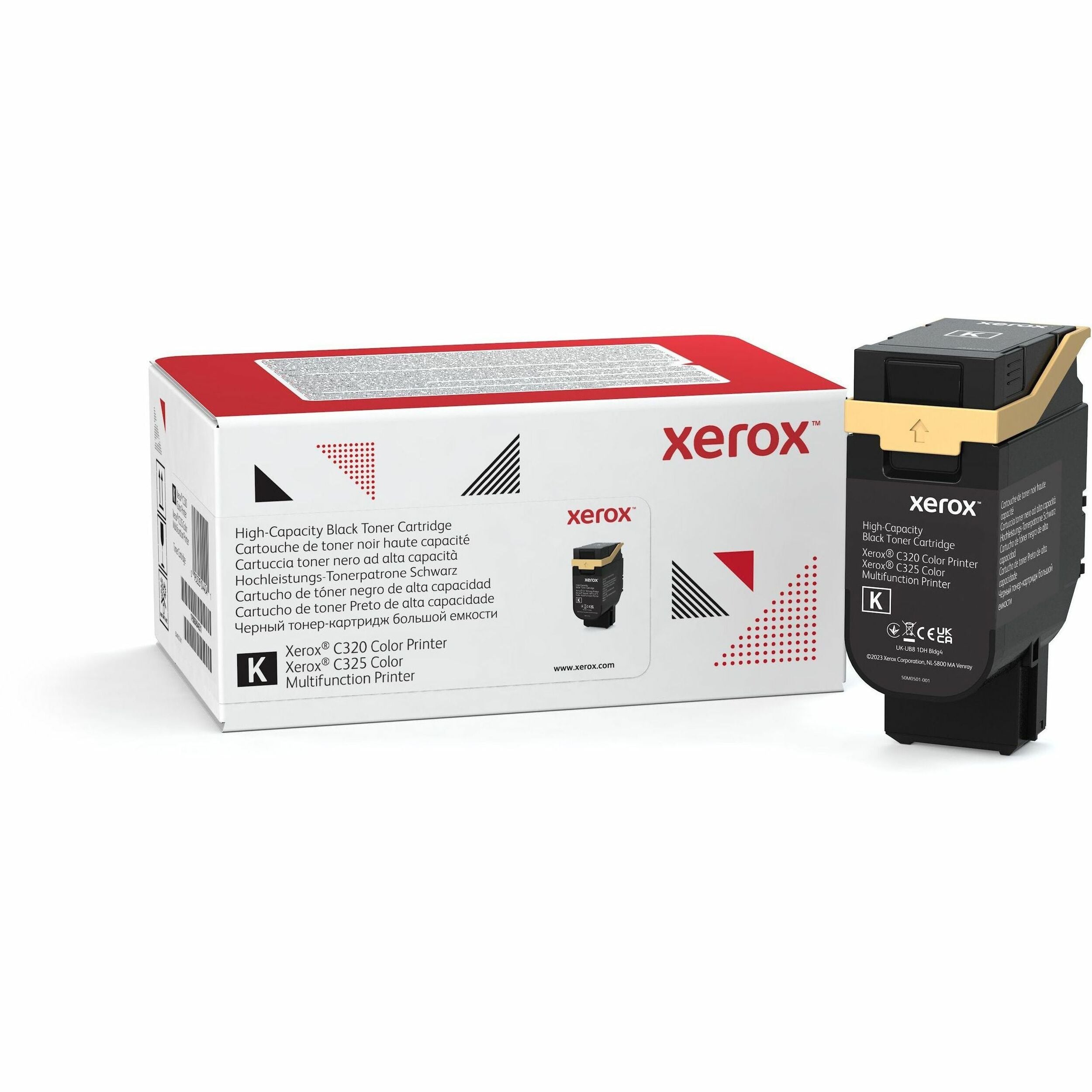 Xerox Genuine Xerox® C320 Color Printer, C325 Color Multifunction Printer Black High capacity Toner Cartridge (8000 Pages) - 006R04831