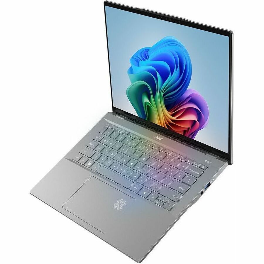 Acer Swift 14 AI SF14-11T SF14-11T-X6DD 14.5" Touchscreen Copilot+ PC Notebook - WQXGA - Qualcomm Snapdragon X Plus X1P-64-100 - 16 GB - 1 TB SSD - English Keyboard - Iron