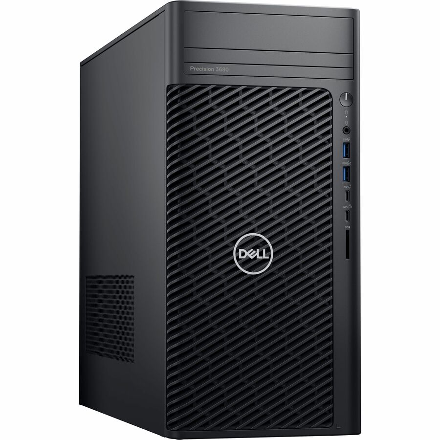 Dell Precision 3000 3680 Workstation - Core i9 14th Gen i9-14900 - vPro Technology - 32 GB - 512 GB SSD - Tower - Black
