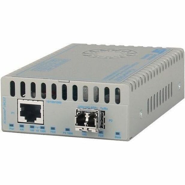 Omnitron Systems iConverter 10GXT 10/100/1000BASE T to 1000/10G Fiber Media Converter