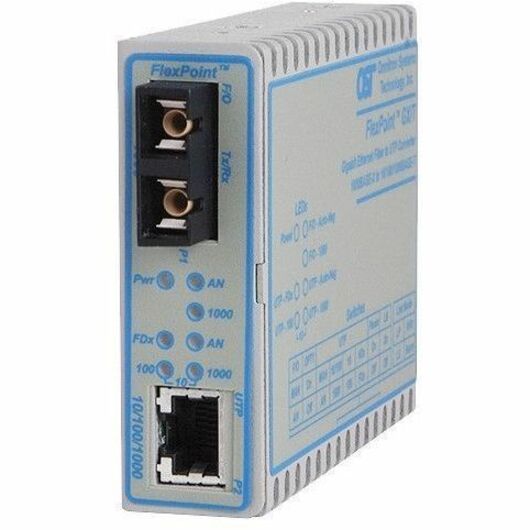 Omnitron Systems FlexPoint GX/T 10/100/1000 Copper to 100/1000X Fiber Ethernet Media Converter