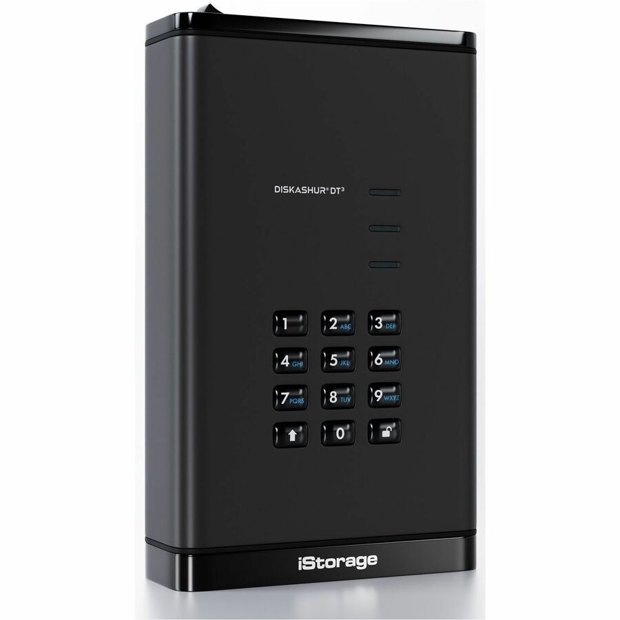 iStorage diskAshur DT3 14 TB Portable Hard Drive | FIPS 140-3 Level 3 Pending | Incorporated Common Criteria EAL 5+ | PIN protected | Dust/Water Resistant | TAA Compliant