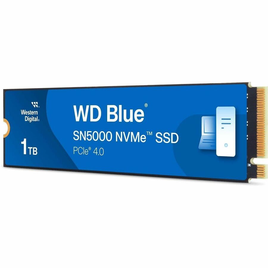 Western WD Blue SN5000 WDS100T4B0E 1 TB Solid State Drive - M.2 2280 Internal - PCI Express NVMe (PCI Express NVMe 4.0 x4)