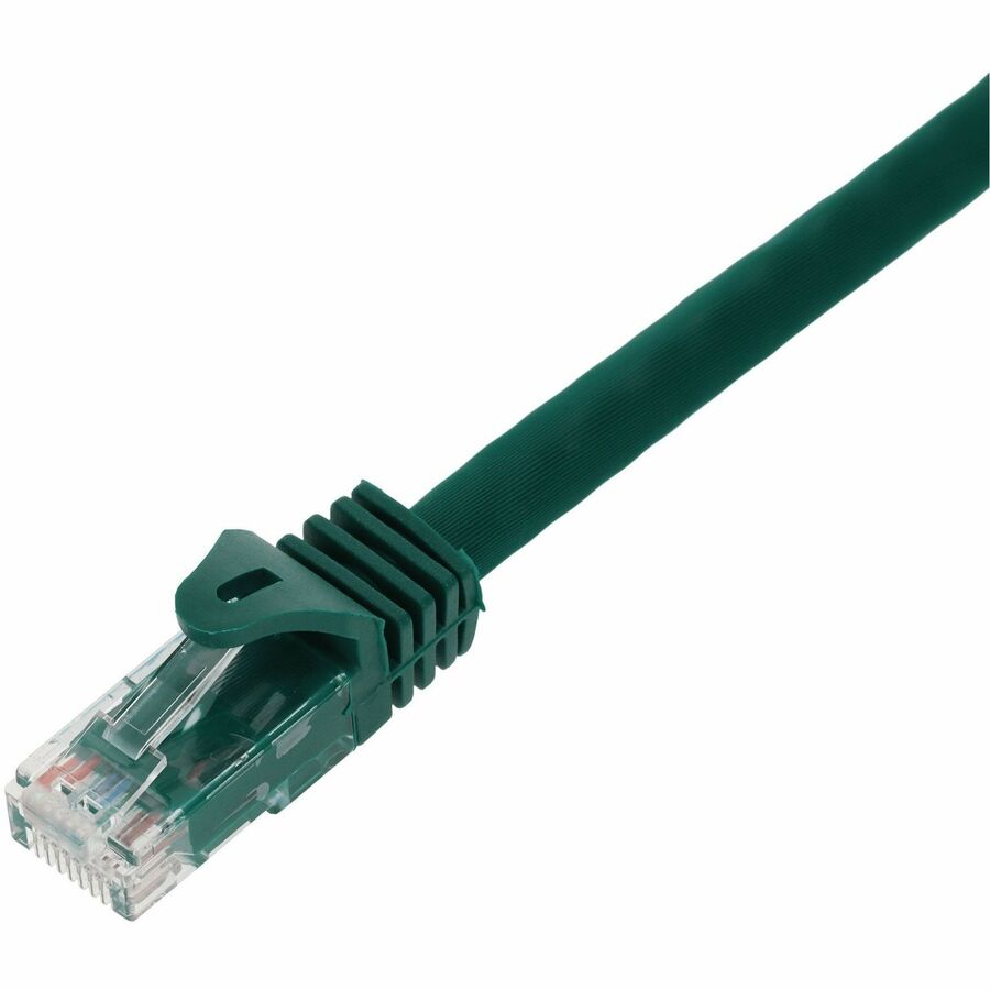 AddOn 12ft Green CAT 6A PVC Ethernet Cable Snagless Easy Boot RJ-45 M/M