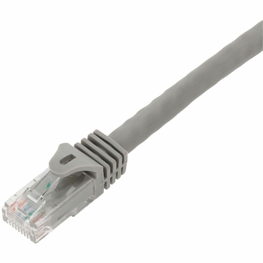 AddOn 25ft Gray CAT 6 PVC Ethernet Cable Snagless Easy Boot RJ-45 M/M