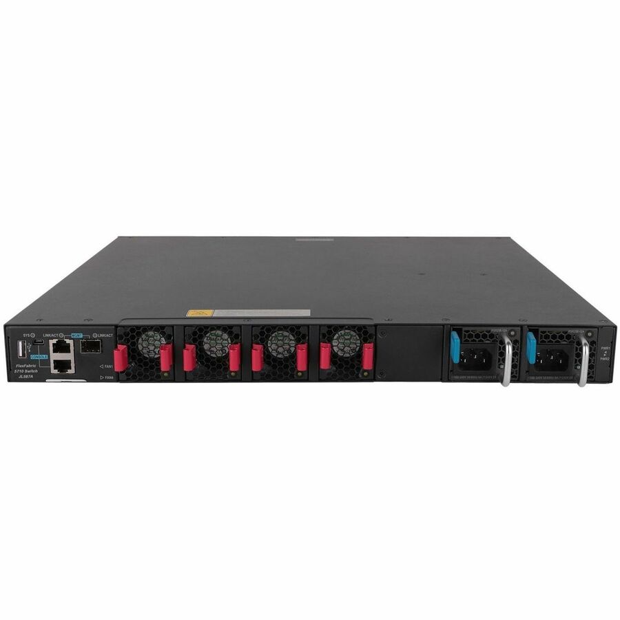HPE Comware 5710 Ethernet Switch, Black, 1 x 1 Gigabit Ethernet SFP Management Port, 12.50 GB/s