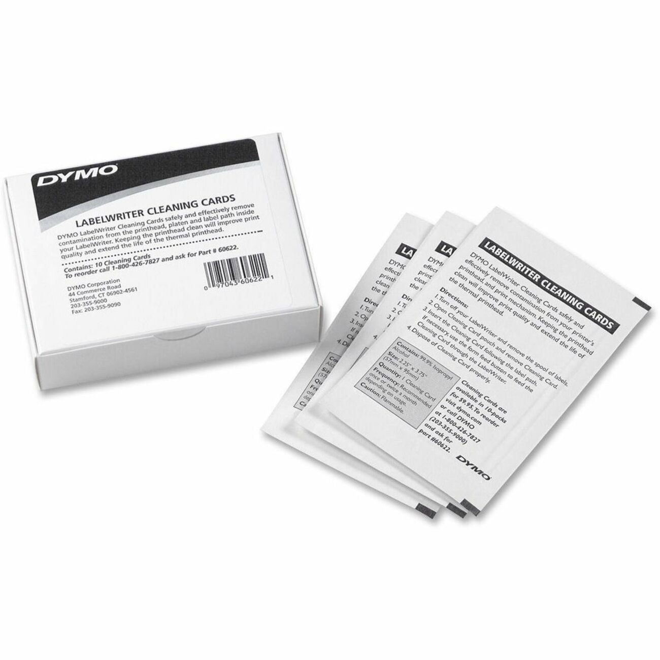 Dymo Cleaning Cards, 3.8"