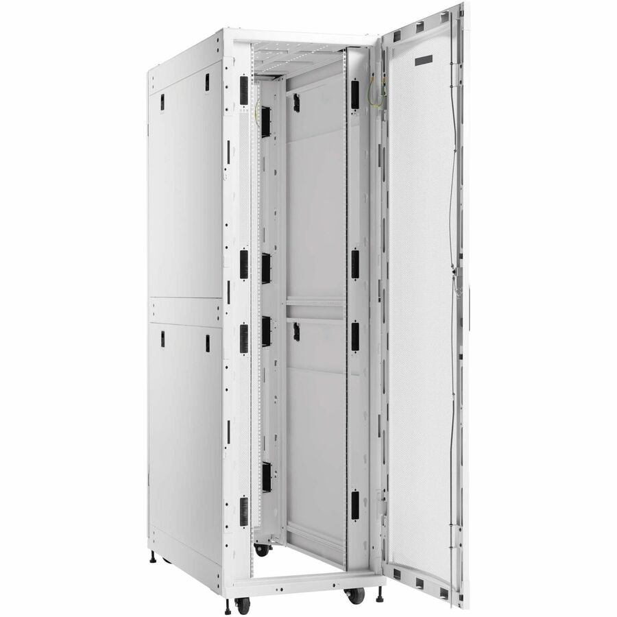Eaton SmartRack 42U Standard-Depth Standard-Width Heavy-Duty Rack Enclosure Cabinet for AI Servers, White