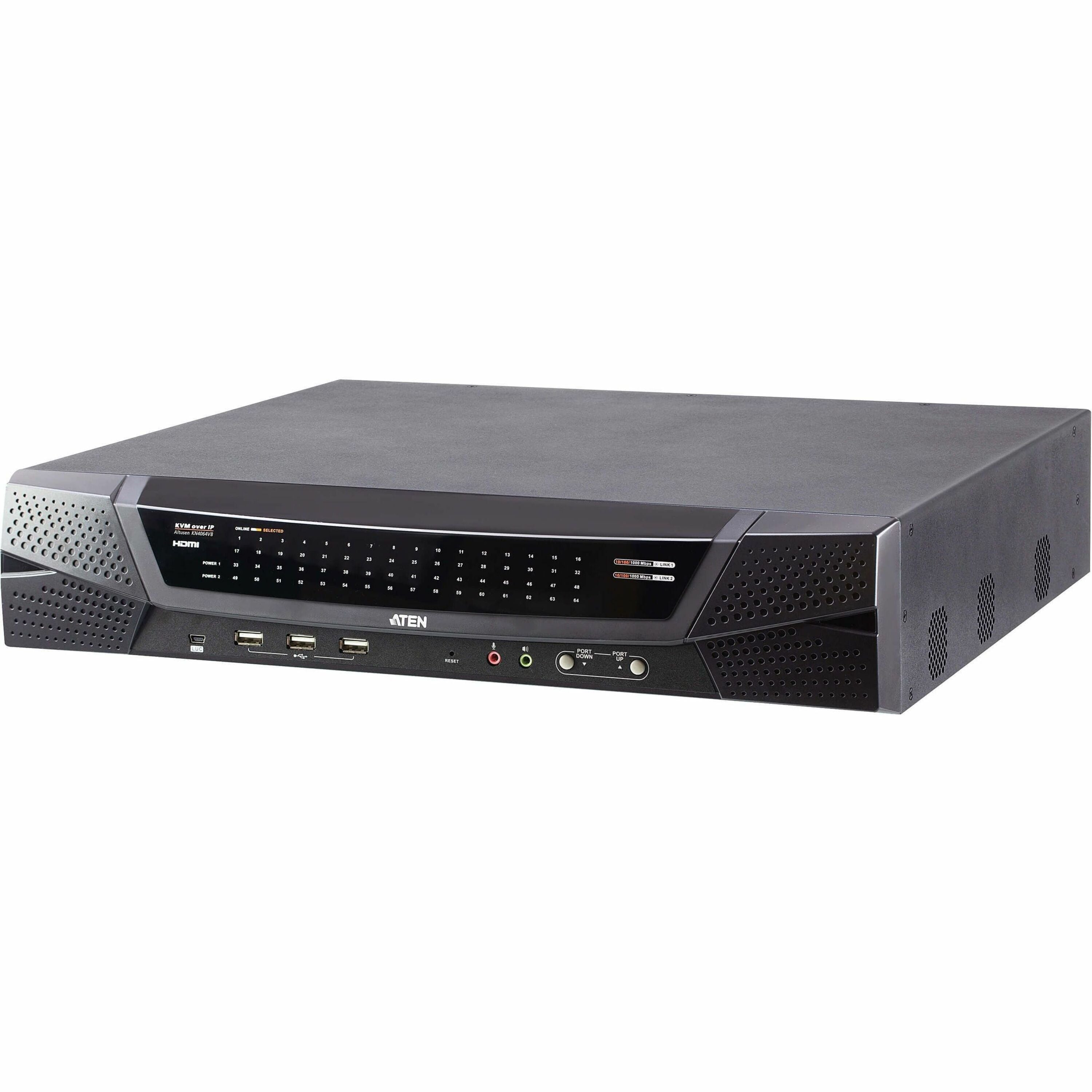 ATEN 1-Local/4-Remote Shared Access 64-Port Multi-Interface Cat 5 KVM over IP Switch