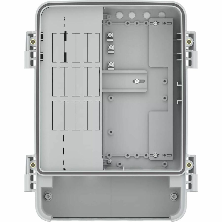 AXIS TQ1817-VE Mounting Box for Power Supply, Media Converter - White - TAA Compliant