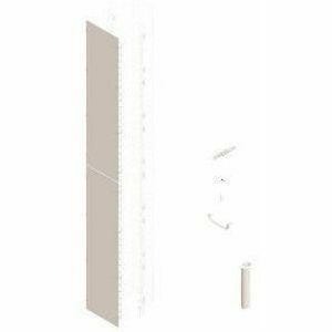 LEGRAND MM20VERT CBL MGR SPL CVR, MM20VMS710-W, White