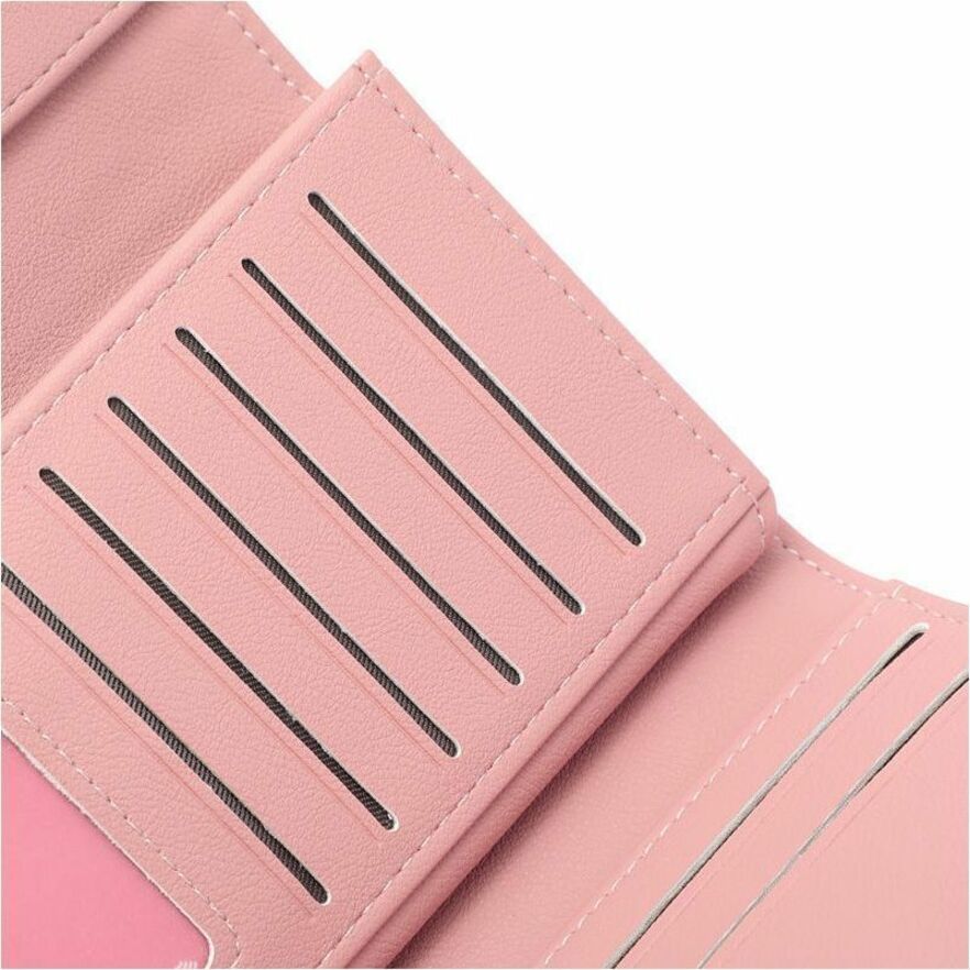 Champs LB-902-PINK, Iconic Collection - Rfid Blocking Expandable Trifold Wallet, 7.05 oz, LB902PINK