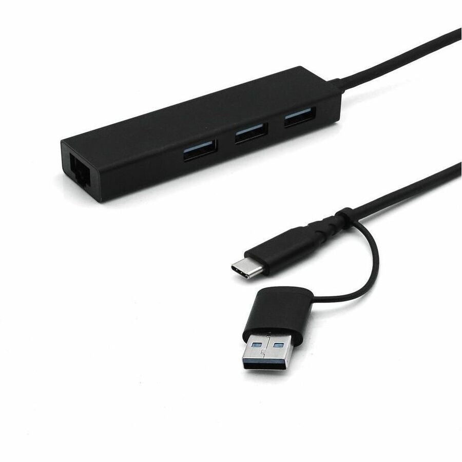 4XEM 3 port USB-C & USB-A Hub with RJ-45 Ethernet and USB-A Adapter- TAA