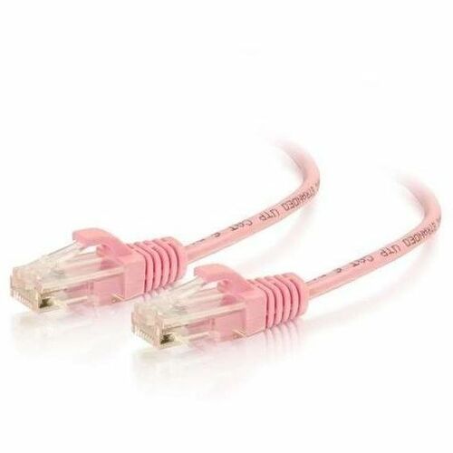 LEGRAND VS 6FT PNK SNAGLESS C6 28AWG, Male, 576-RD50-006, 6 ft, Pink, CAT6