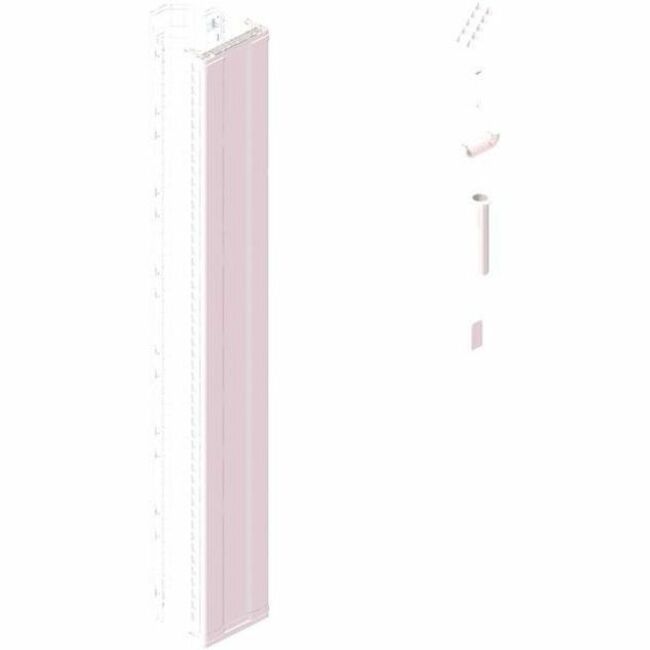 LEGRAND Ortronics MM20 Vertical Cable Manager with Door, 12" Wide, for 8 ft (51U) Rack, Black, MM20VMD812-W, White