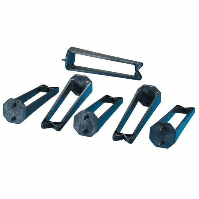 LEGRAND Ortronics Cable Management Rings, Snap-type, 1.75" x 3" , package of 2 - black