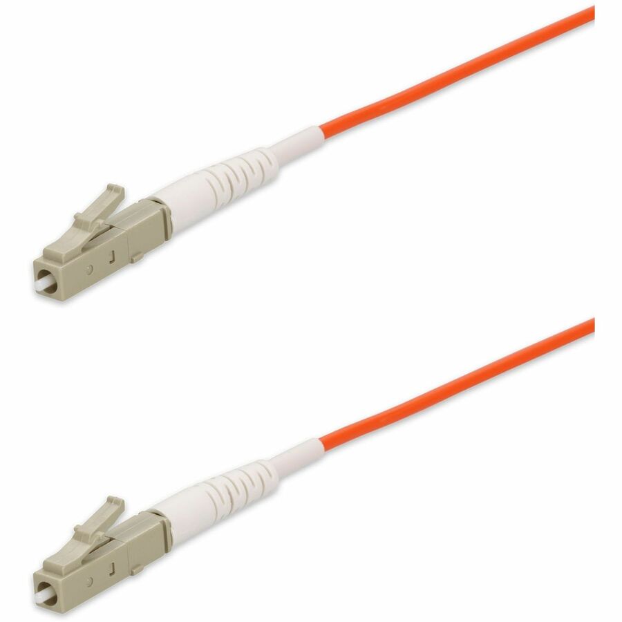 AddOn 0.5m LC to LC Orange OM1 Simplex OFNR (Riser-Rated) MMF Fiber Patch Cable