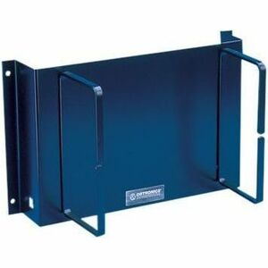 LEGRAND BACKBOARD188B2, Black, Horizontal Cable Management Bracket - Wall Mount