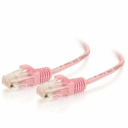 LEGRAND VS 9FT PNK SNAGLESS C6 28AWG, Male, 576-RD50-009, 9 ft, Pink, CAT6