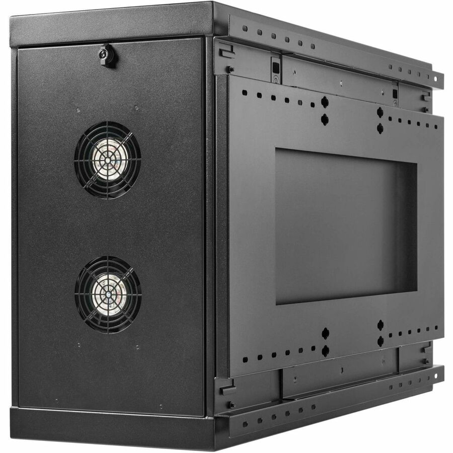 Eaton Tripp Lite Series SmartRack 6U Low-Profile Side-Mount Wall-Mount Mini Rack Enclosure, Black