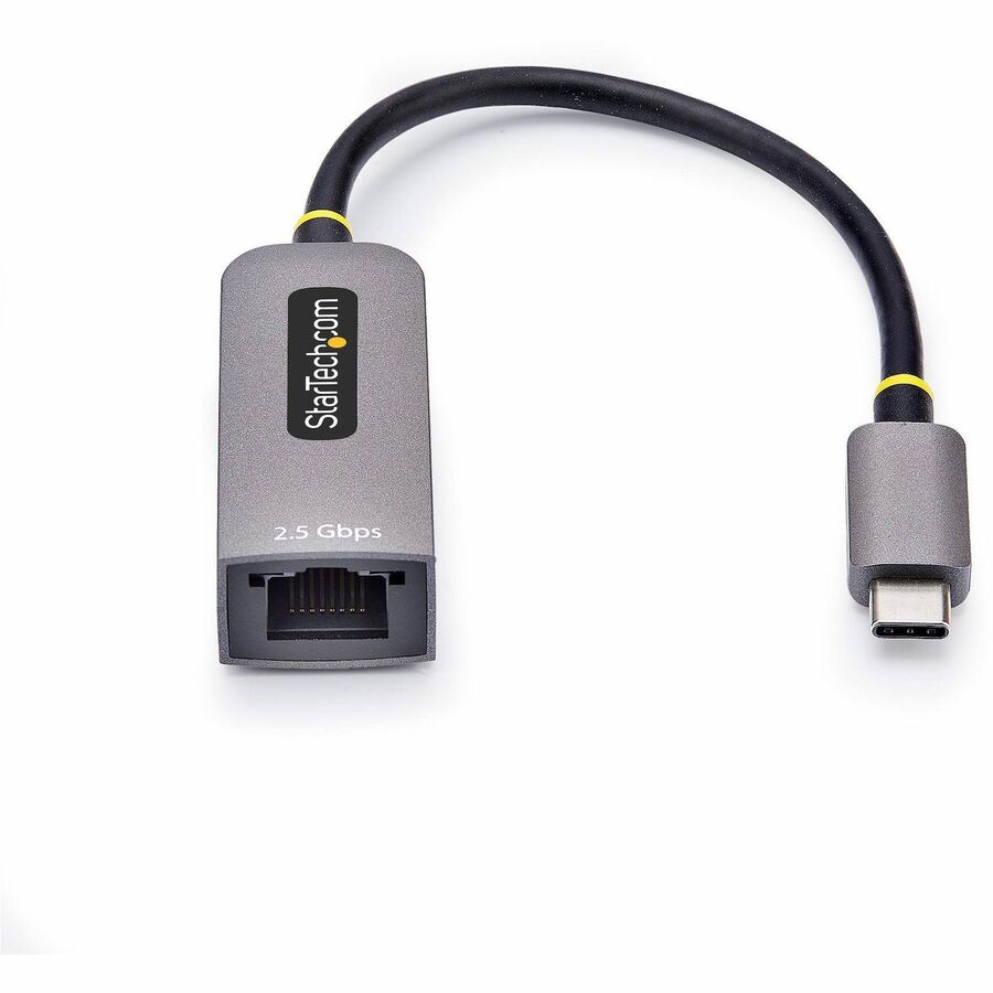StarTech.com 2.5GbE USB-C to Ethernet Adapter, NBASE-T NIC, USB 3.0 Type-C 2.5/1G Multi Speed Network, USB 3.1 RJ45, Thunderbolt Compatible