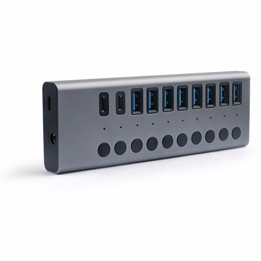4XEM Introducing the 4XEM 10-in-1 Multi Port USB 3, 10 in, USB-C, 4XCM064, Gray