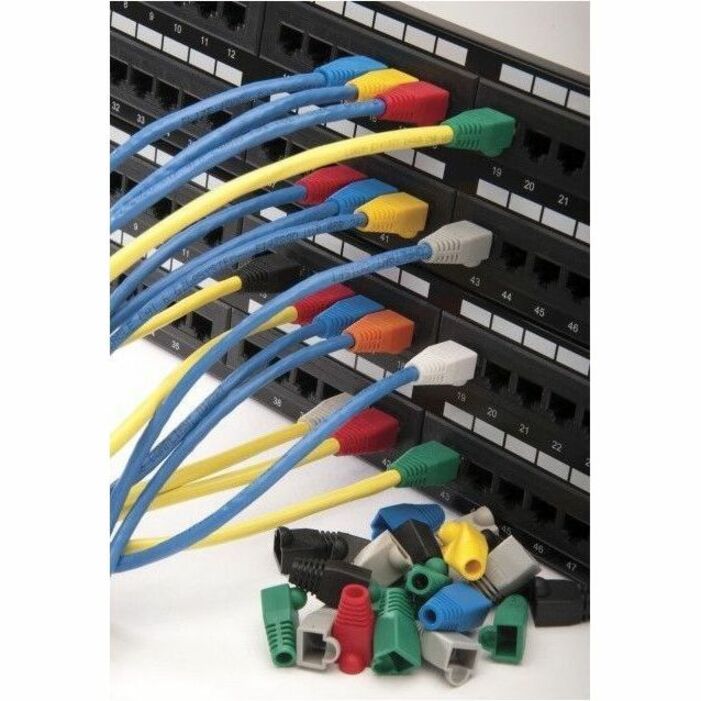 NSI RJ45 BOOT 85MM MAX OD RED, Cable Protection, Connector Boot