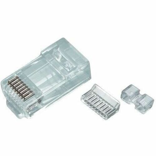 NSI RJ45 (8P8C) CAT6 HP, 1 x RJ-45 Network - Male, Clear