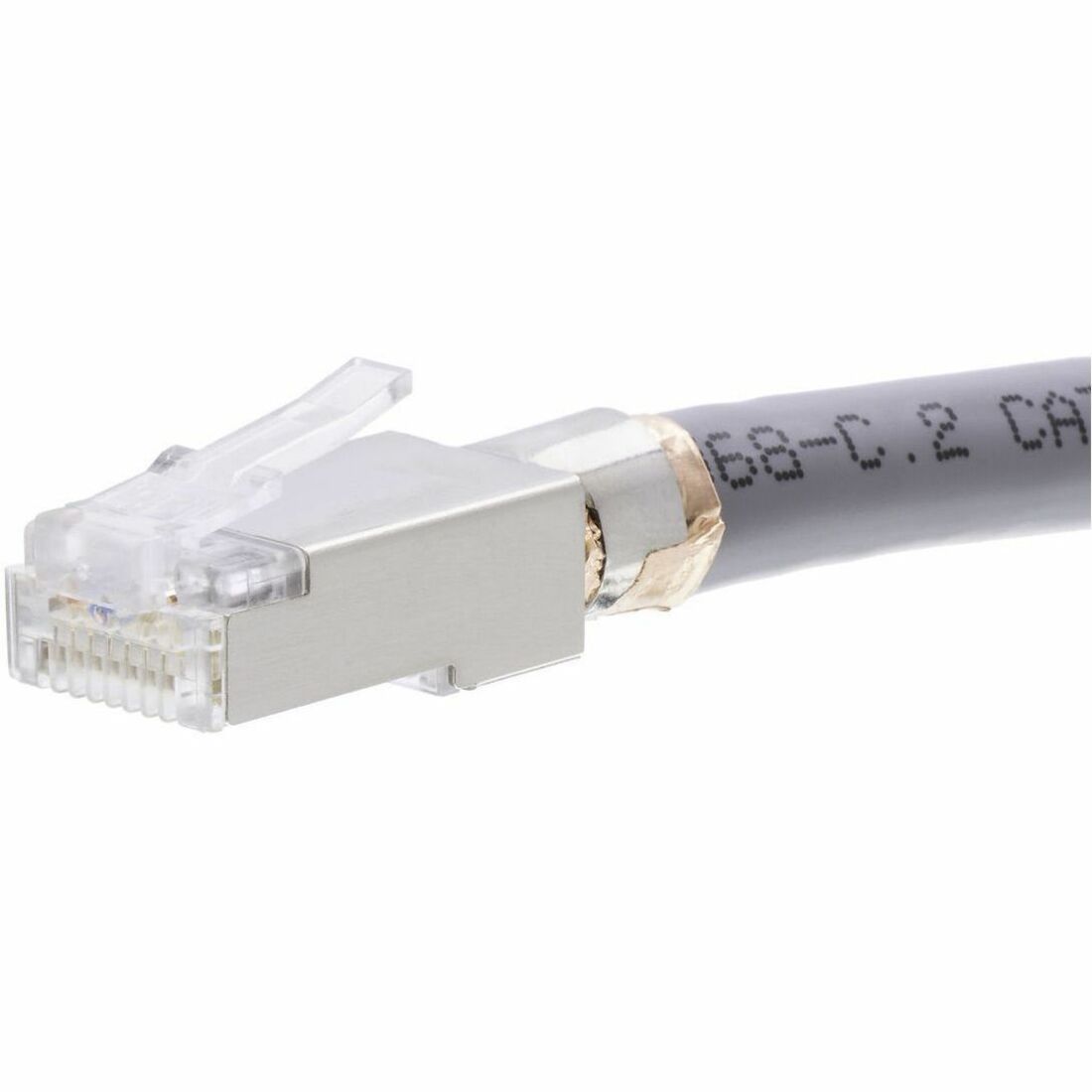 NSI RJ45 CAT6A 10 GIG SHIELDED, 1 x RJ-45 Network - Male, Gold