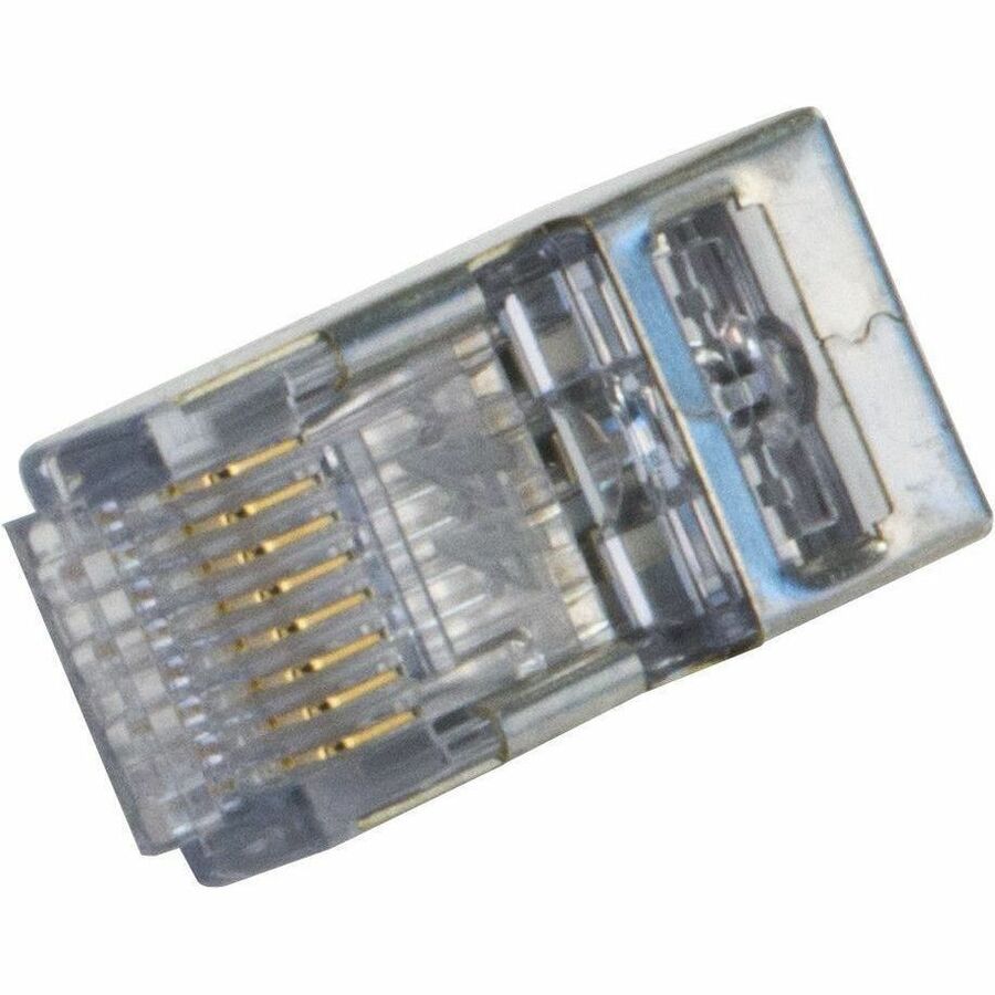 NSI EZEX44 SHIELDED RJ45 INTERNAL, 1 x RJ-45 Network - Male, 100024C, Gold
