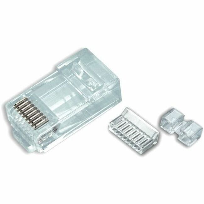 NSI RJ45 (8P8C) CAT6 HP, 1 x RJ-45 Network - Male, Clear