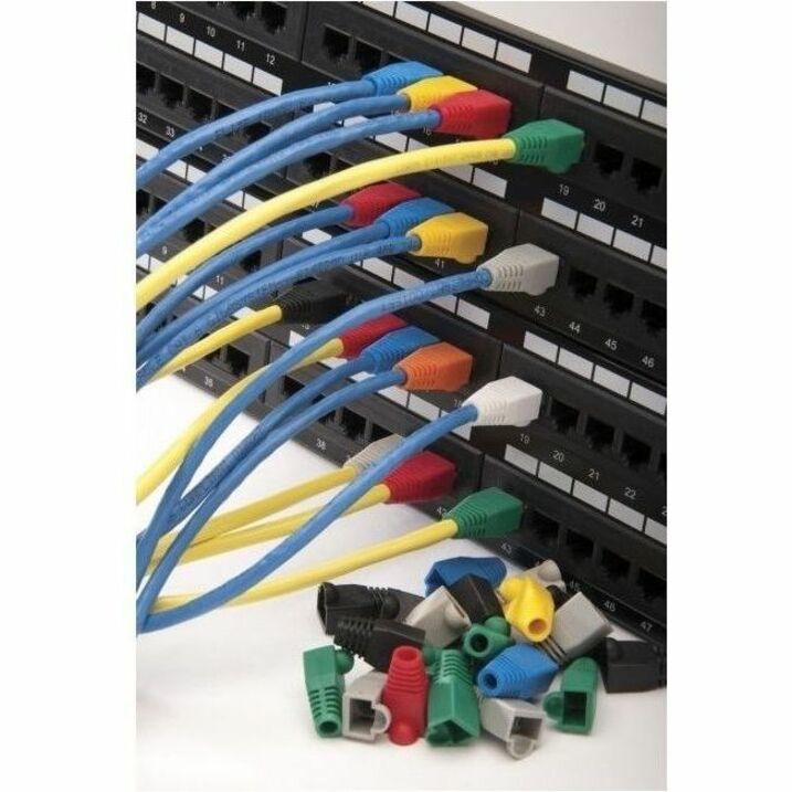 NSI RJ45 BOOT 75MM MAX OD RED, Cable Protection, Connector Boot