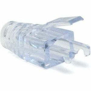 NSI EZ-RJ45 CAT5E STRAIN RELIEF, 1 x RJ-45 Network - Male, Clear