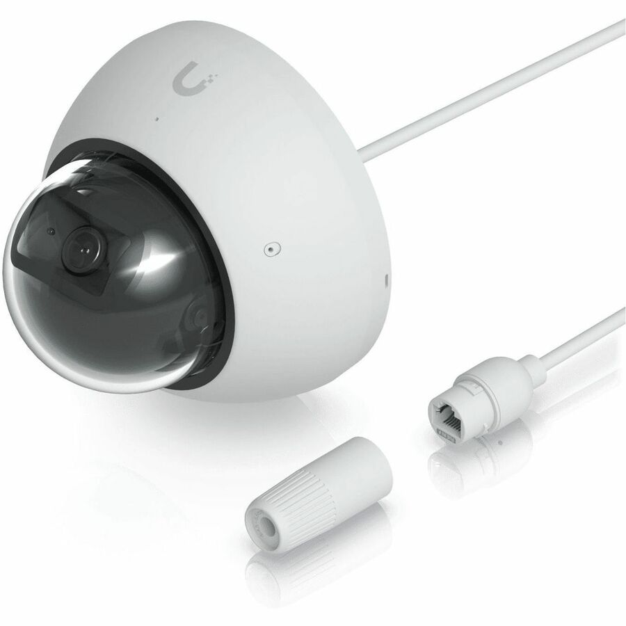 Ubiquiti Allweather, vandalproof 4K PoE dome camera with enhanced AI capabilities and longrange IR night vision., 1.8 in, Ethernet, IK10, Wired