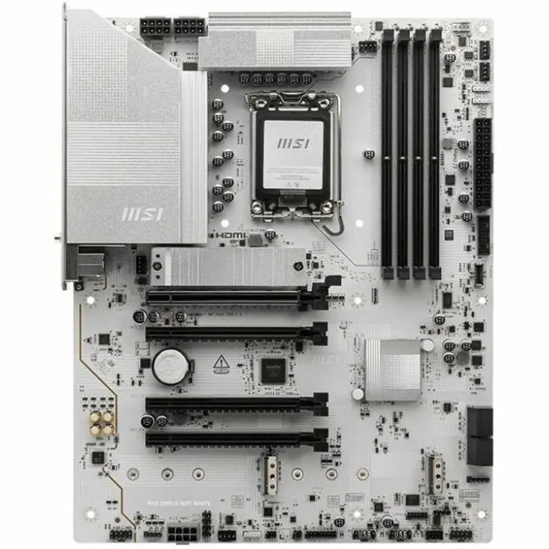 MSI Z890-S WIFI WHITE Gaming Desktop Motherboard - Intel Z890 Chipset - Socket LGA-1851 - ATX