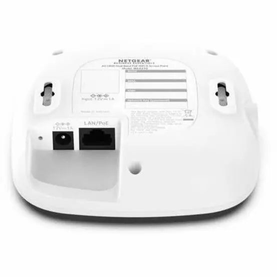 Netgear WAX210 Dual Band IEEE 802.11 a/b/g/n/ac/ax/e 1.80 Gbit/s Wireless Access Point - Indoor