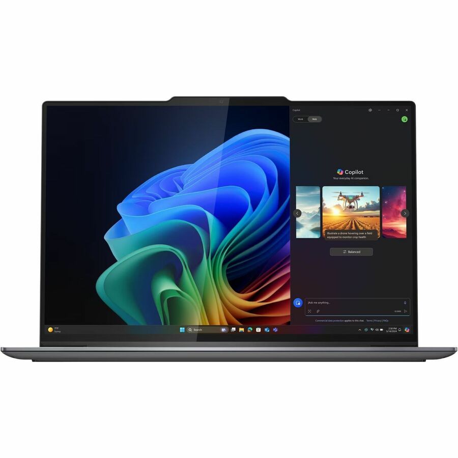Lenovo Thinkpad X9-14 Gen 1 21QA0004US 14" Copilot+ PC Notebook - WUXGA - Intel Core Ultra 7 258V - Intel Evo Platform - 32 GB - 1 TB SSD - English Keyboard - Gray Black