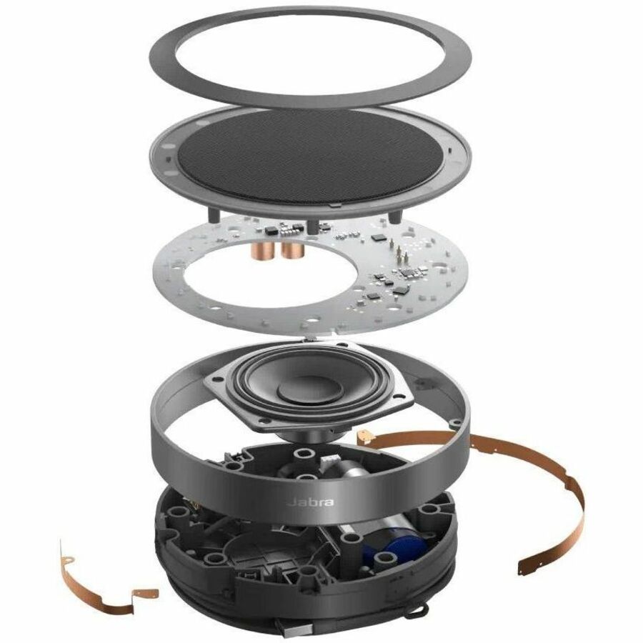 Jabra Speak2 75 Speakerphone, Speak2 75 SpeakerphoneTravel PouchUSB C and USB A Connectors, 1.03 lb, Bluetooth, Gray, Wireless