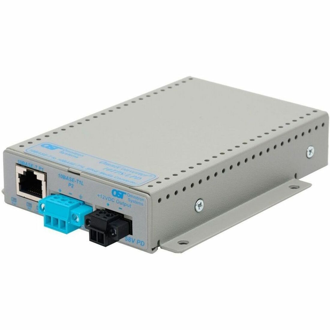OMNITRON SINGLE PAIR ENET CONVERTER, 10Base-T1L, Ethernet