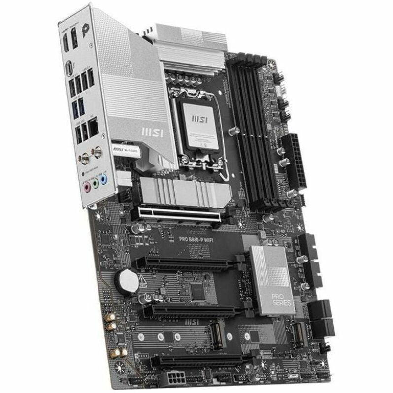 MSI Pro B860-P WIFI Gaming Desktop Motherboard - Intel B860 Chipset - Socket LGA-1851 - ATX