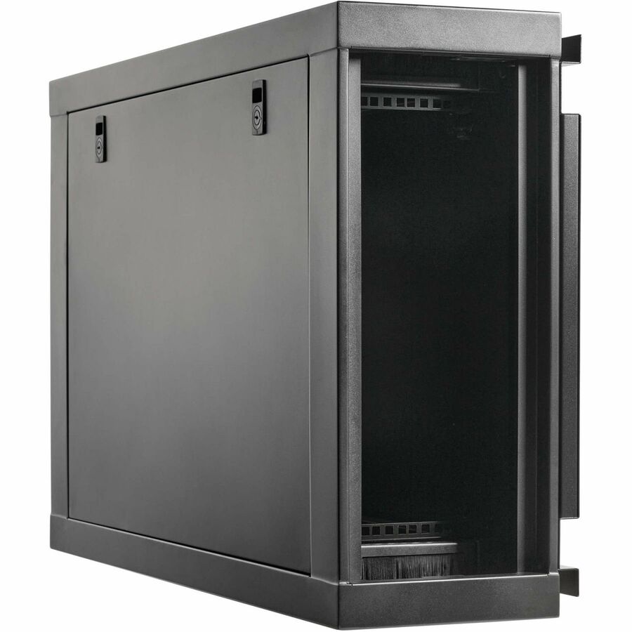 Eaton Tripp Lite Series SmartRack 4U Low-Profile Side-Mount Wall-Mount Mini Rack Enclosure, Black