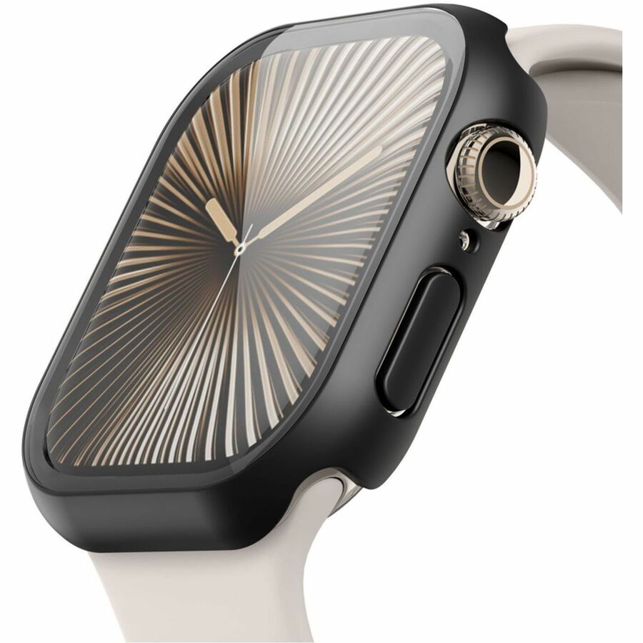 Belkin TemperedCurve 2-in-1 Screen Protector for Apple Watch Series 10 (46mm/black) Black