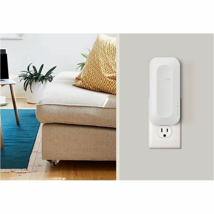 Netgear EAX17 Dual Band IEEE 802.11 a/b/g/n/ac/ax/i 3 Gbit/s Wireless Range Extender