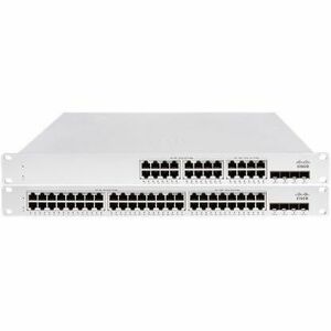 Meraki MS150-48T-4G Ethernet Switch, 1000Base-X, 11.24 lb, 4 x Gigabit Ethernet Expansion Slot, MS150-48T-4G Ethernet SwitchRack-mount Screw Kit