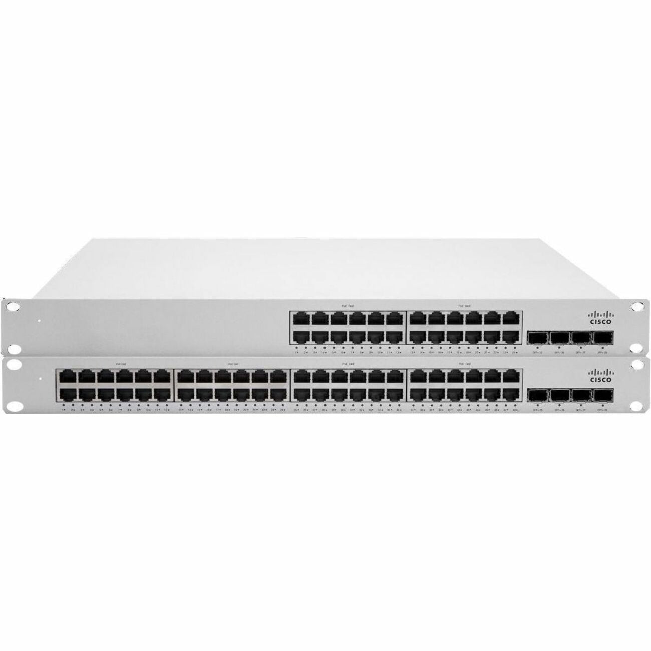 Meraki MS150-48T-4X Ethernet Switch, 10 Gigabit Ethernet, 10GBase-X, 11.24 lb